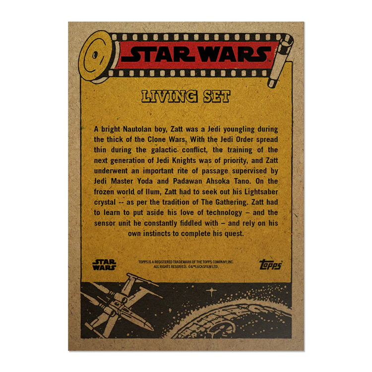 Topps UK - SW Living Set Card #438 - Zatt