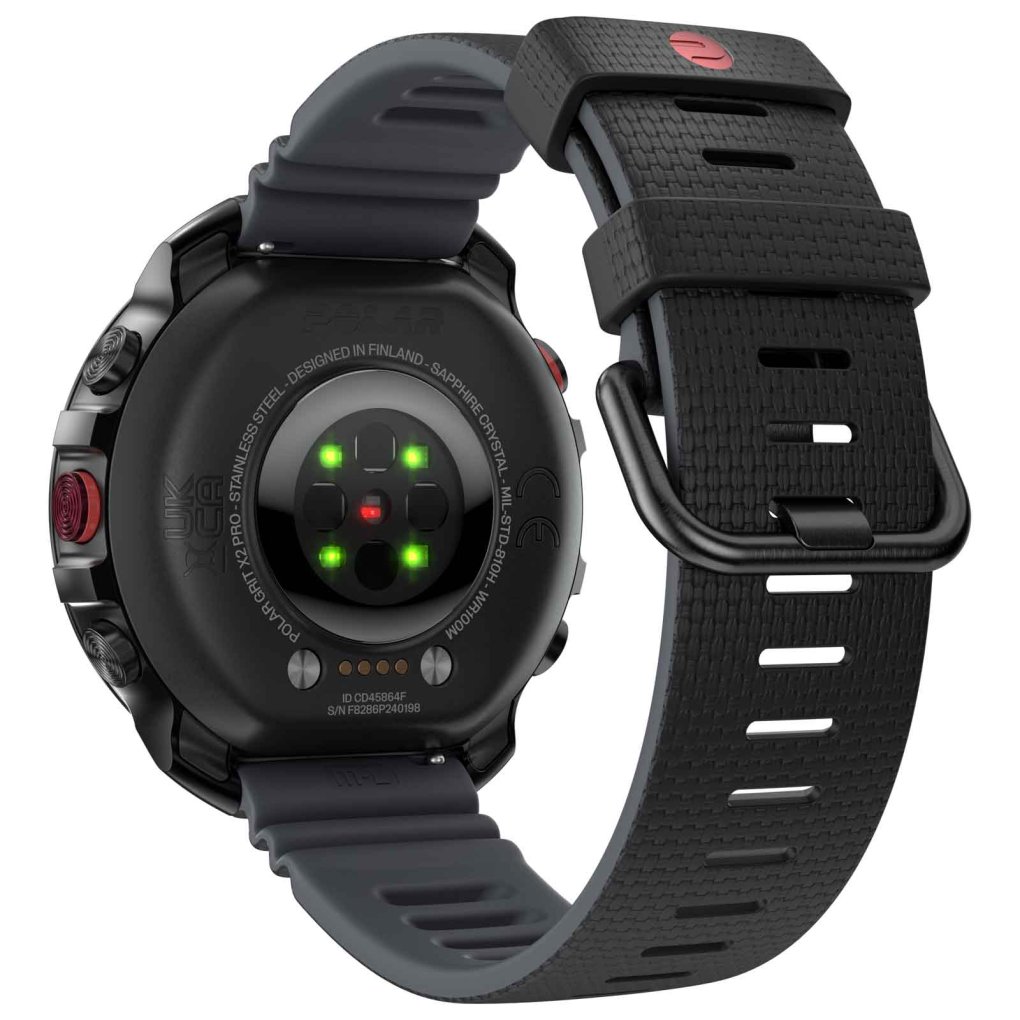 Polar Grit X2 Pro GPS Multisports Watch - Night Black