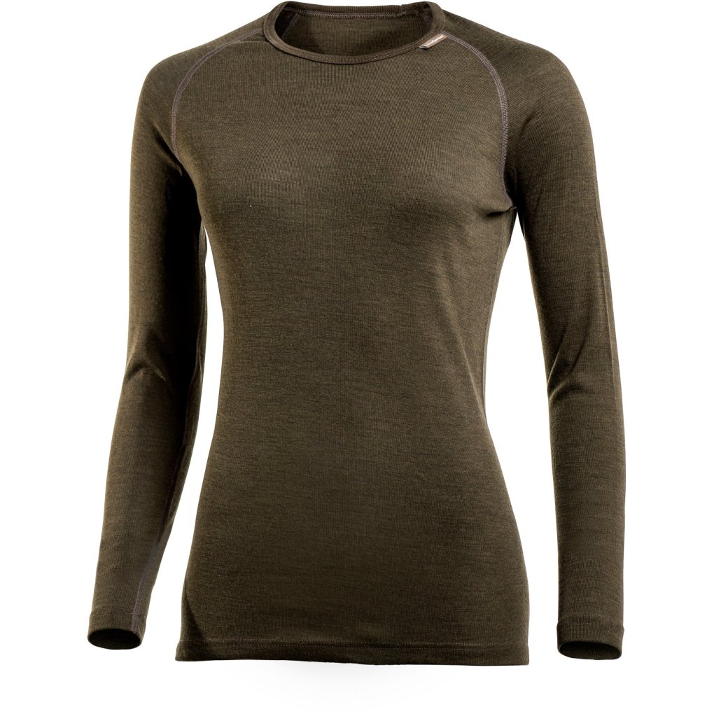 Woolpower Crewneck LITE Undershirt Unisex - pine green