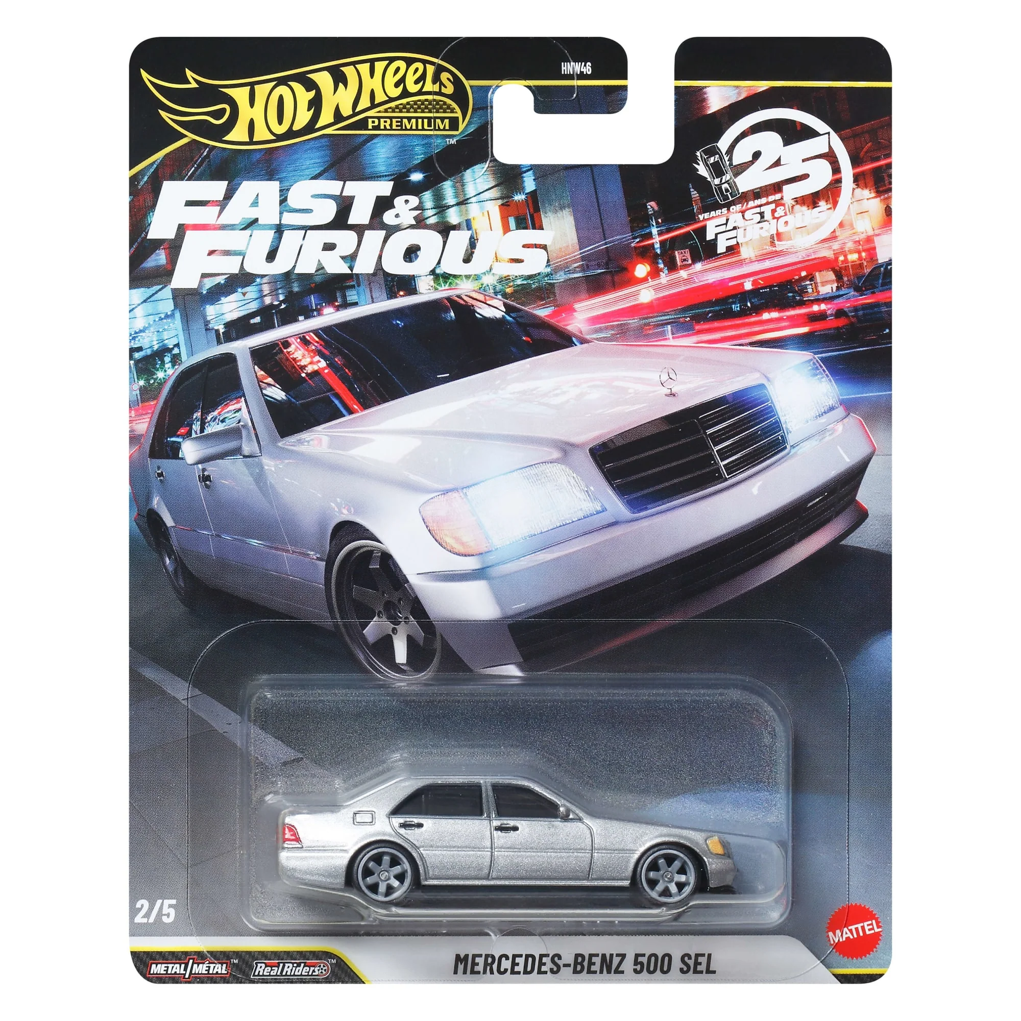 Hot Wheels Premium Fast & Furious Mercedes-Benz 500 SEL