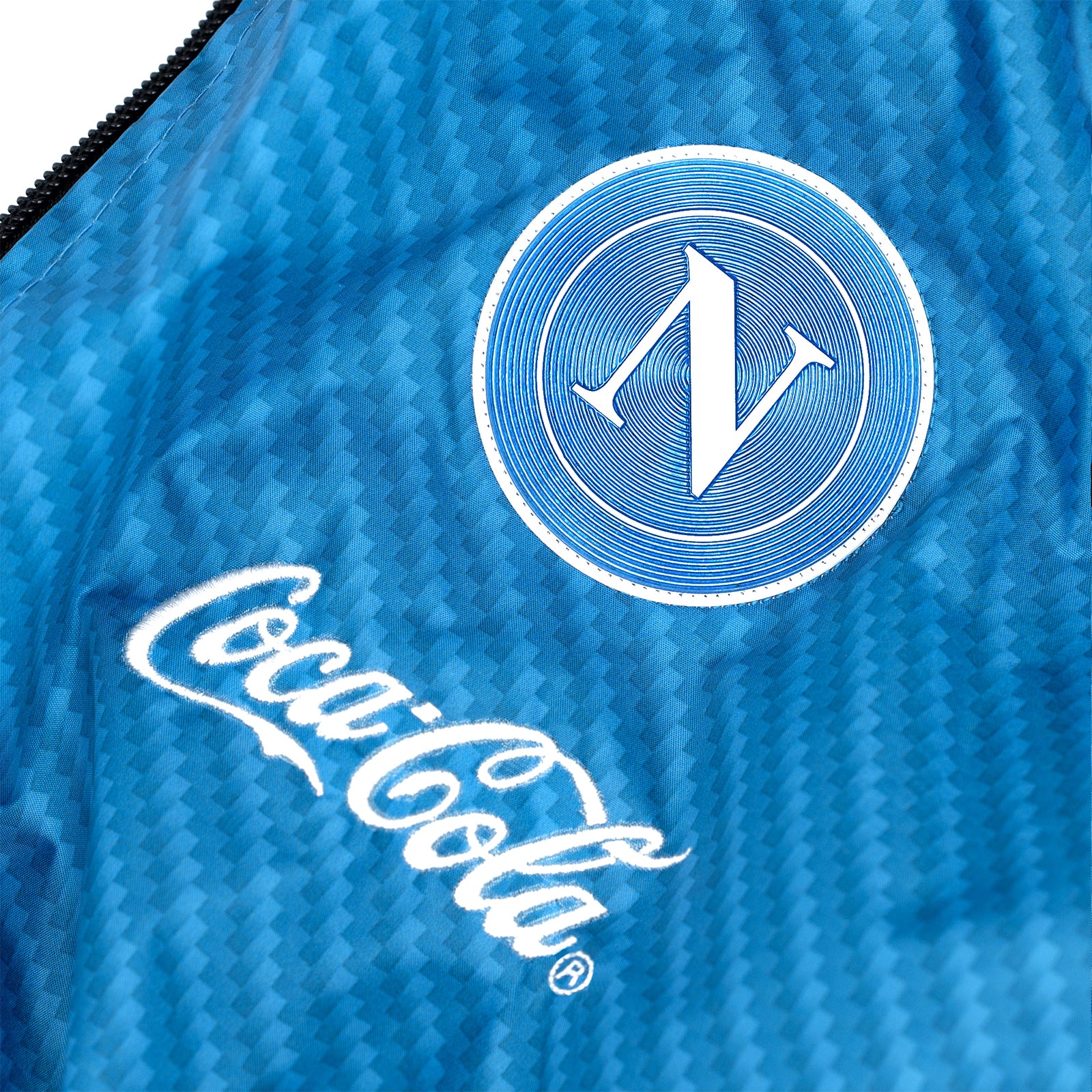 SSC Napoli Sky Blue Full Zip Windbreaker Jacket 2025/2026
