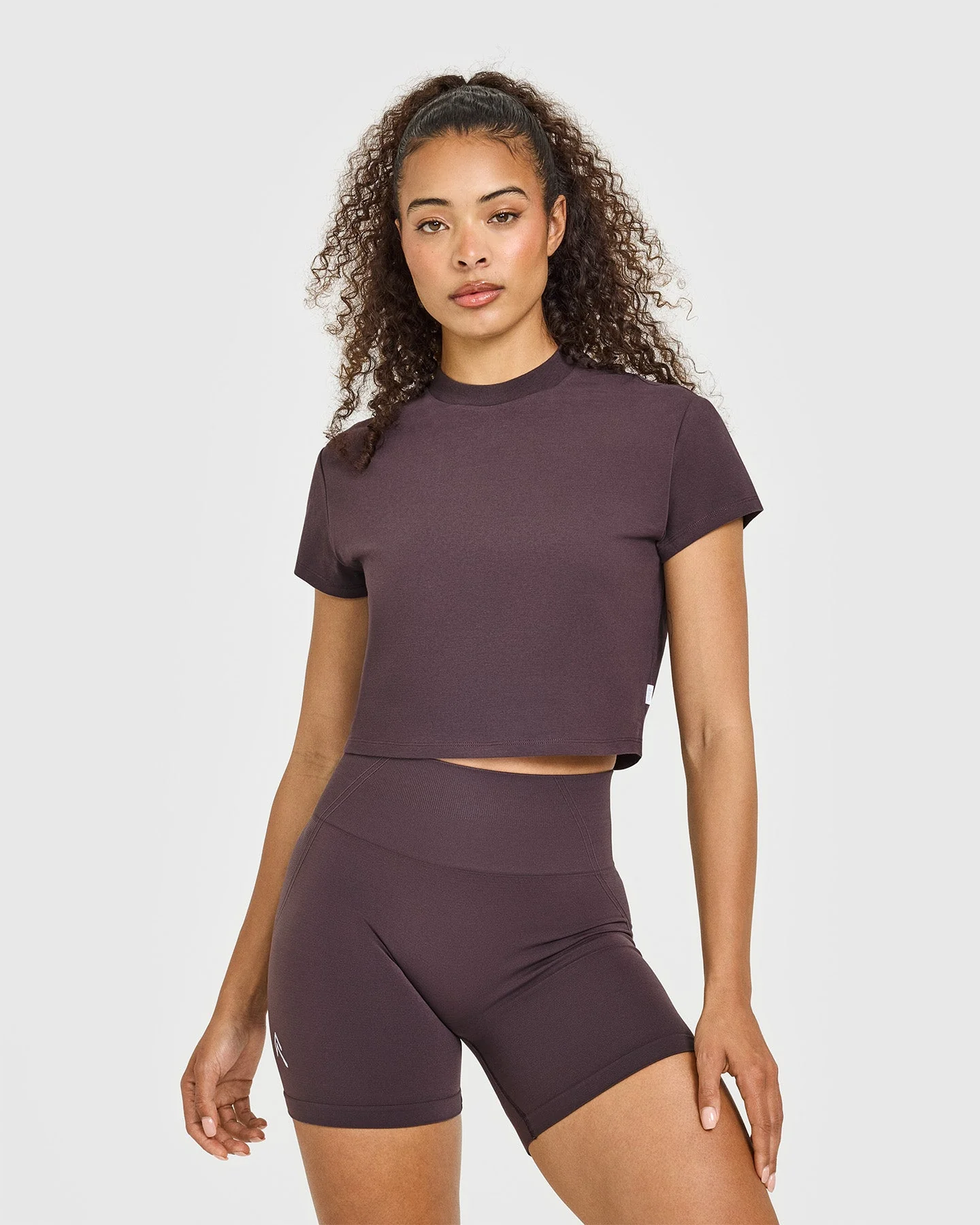 Cotton Relaxed T-Shirt | Umber Brown