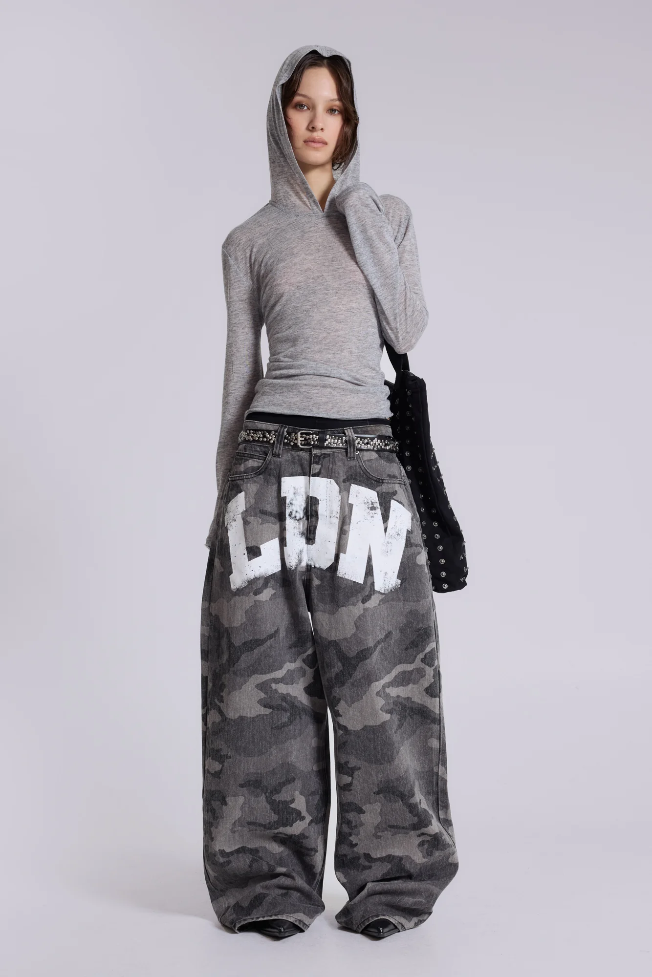 Grey Marl Mist Hoodie