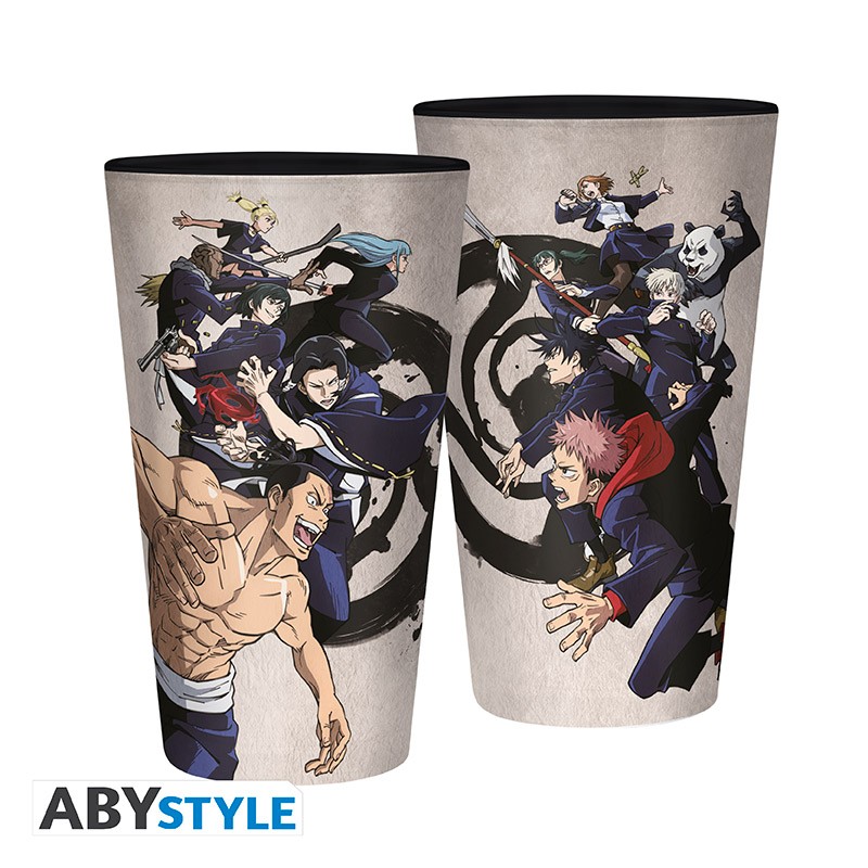 JUJUTSU KAISEN Large Glass 400ml Tokyo vs Kyoto