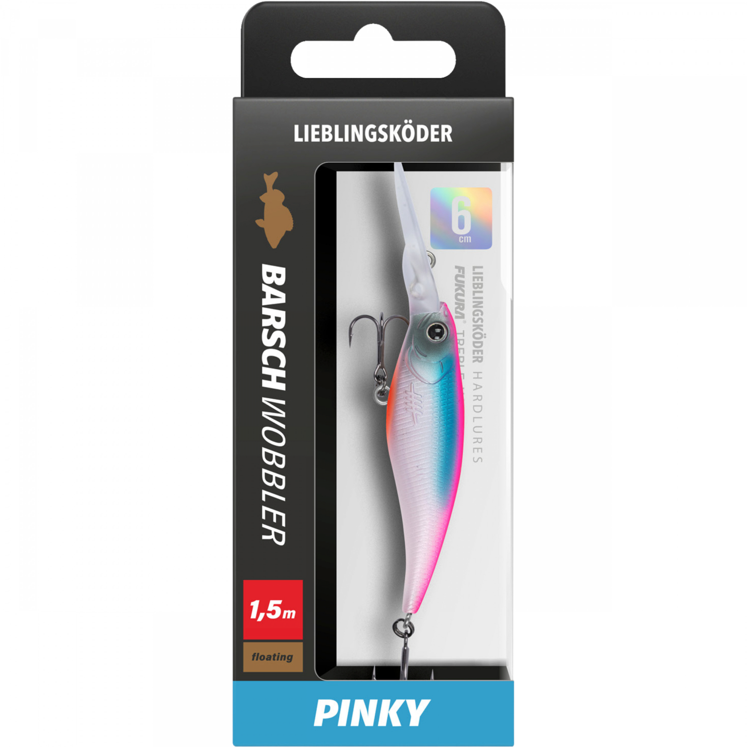 Lieblingsköder Barschwobbler (Pinky)