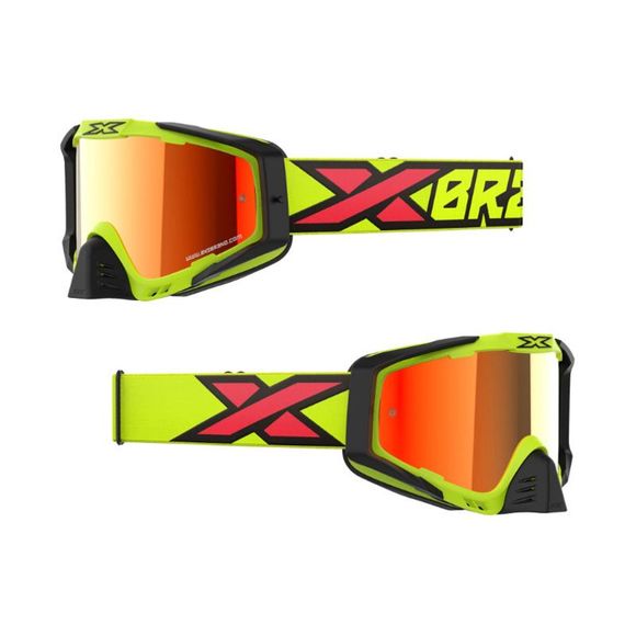 EKS EKS -S cross mask - RED MIRROR 2024 - Yellow / BlackRef: KS0046 / 067-60160
