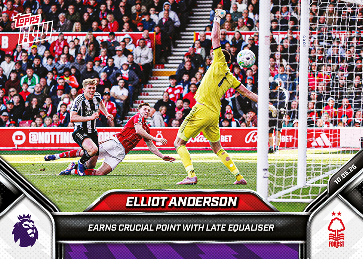Elliot Anderson - 2025-26 Premier League Topps NOW® - Card 192