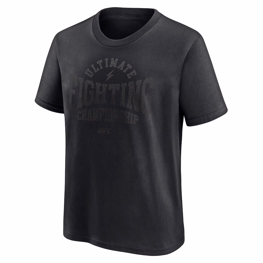 UFC Vintage Text T-Shirt - Black - Youth