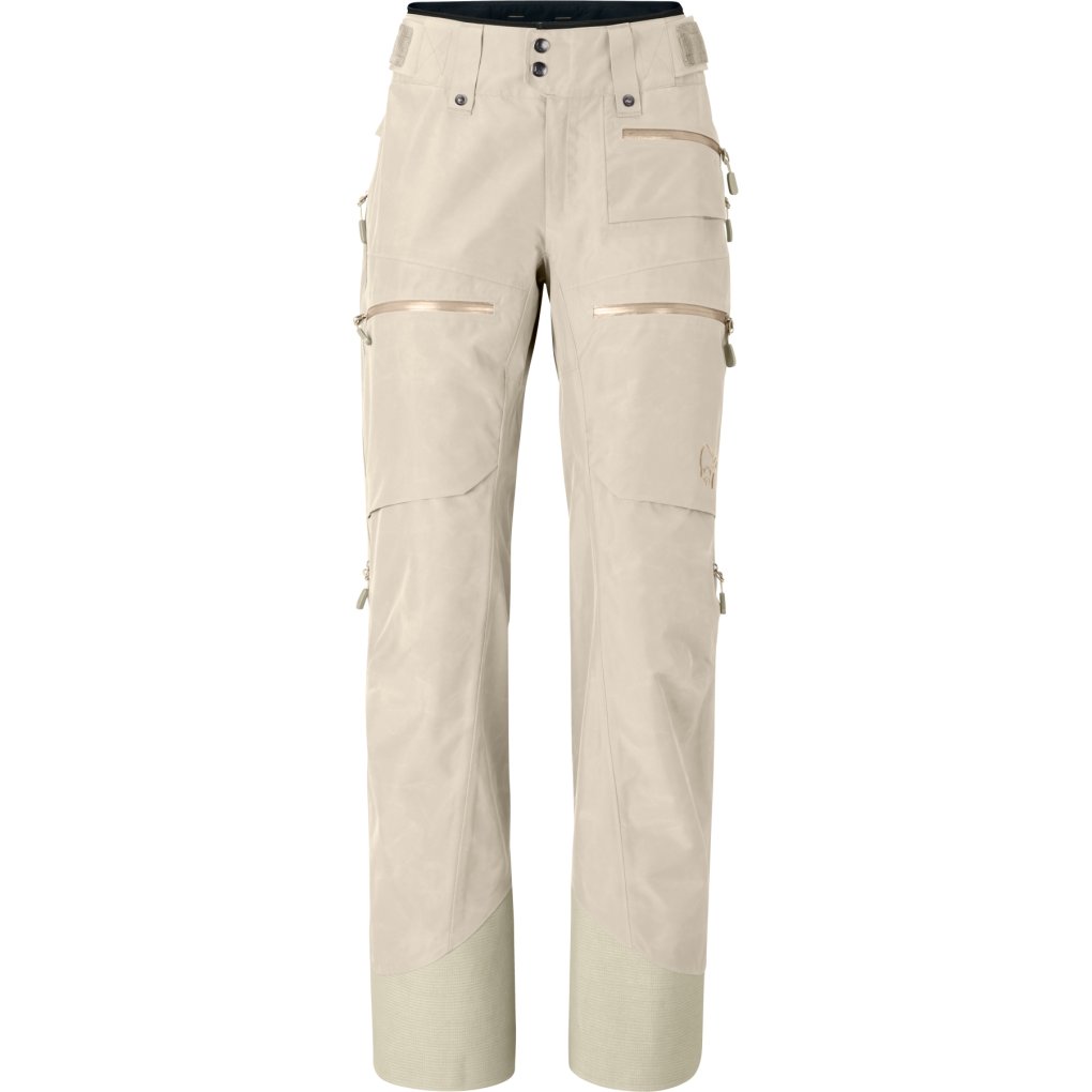 Norrona lofoten Gore-Tex insulated Pants Women - Oatmeal