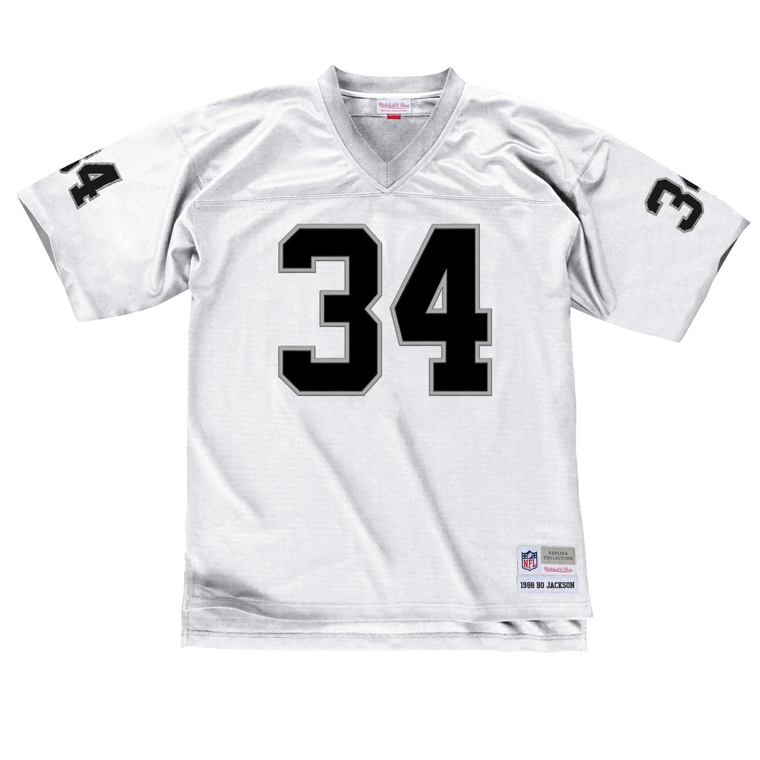 Bo Jackson #34 Los Angeles Raiders Mitchell & Ness Throwback NFL Jersey White