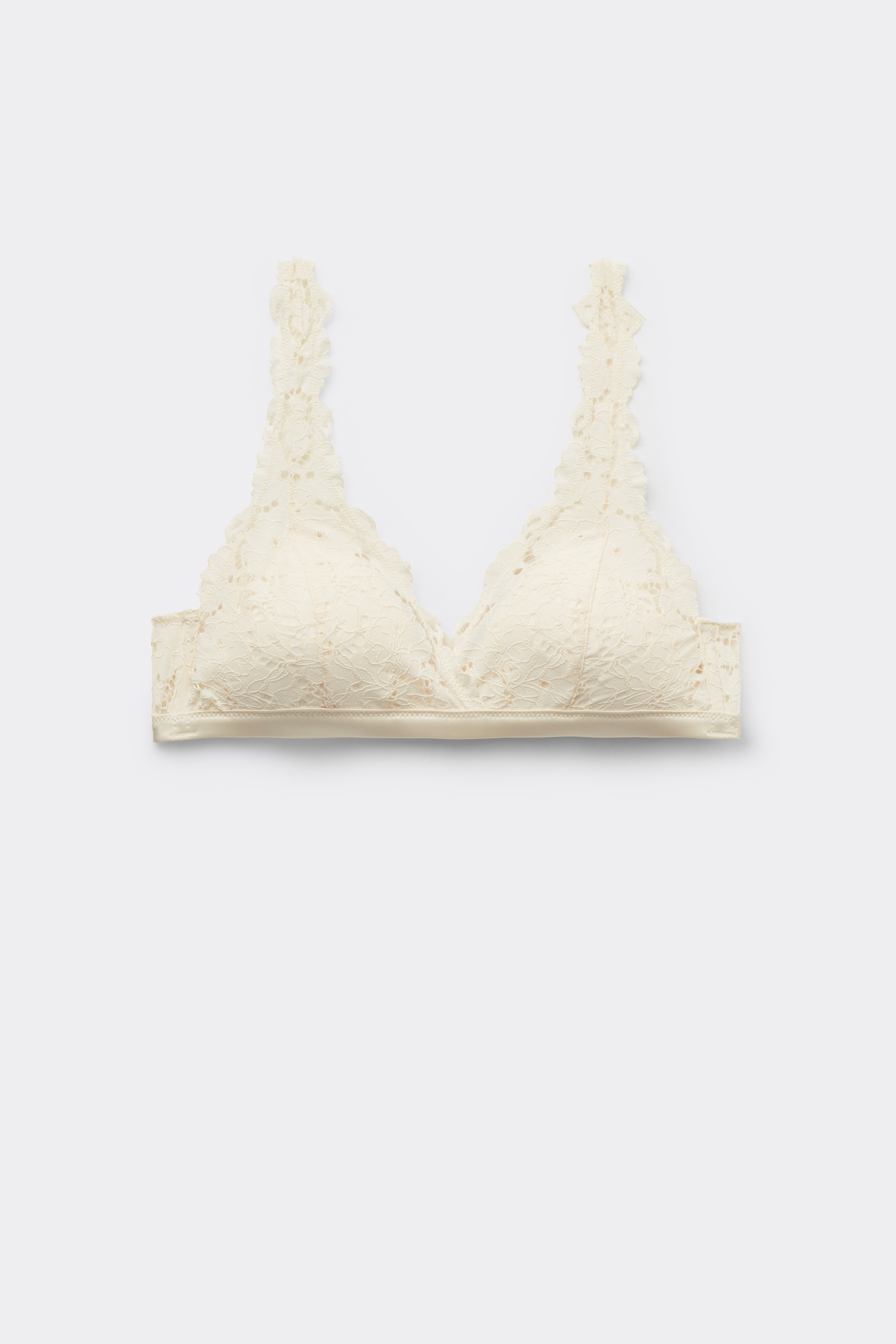 Havana Ivory Bloom Slightly Padded Triangle Bra