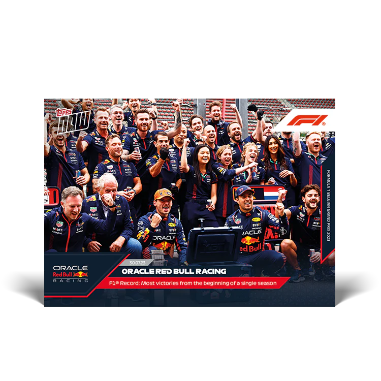 Topps UK - F1 Record: Most victories from the beginning of one season - F1 TOPPS NOW® Card #37