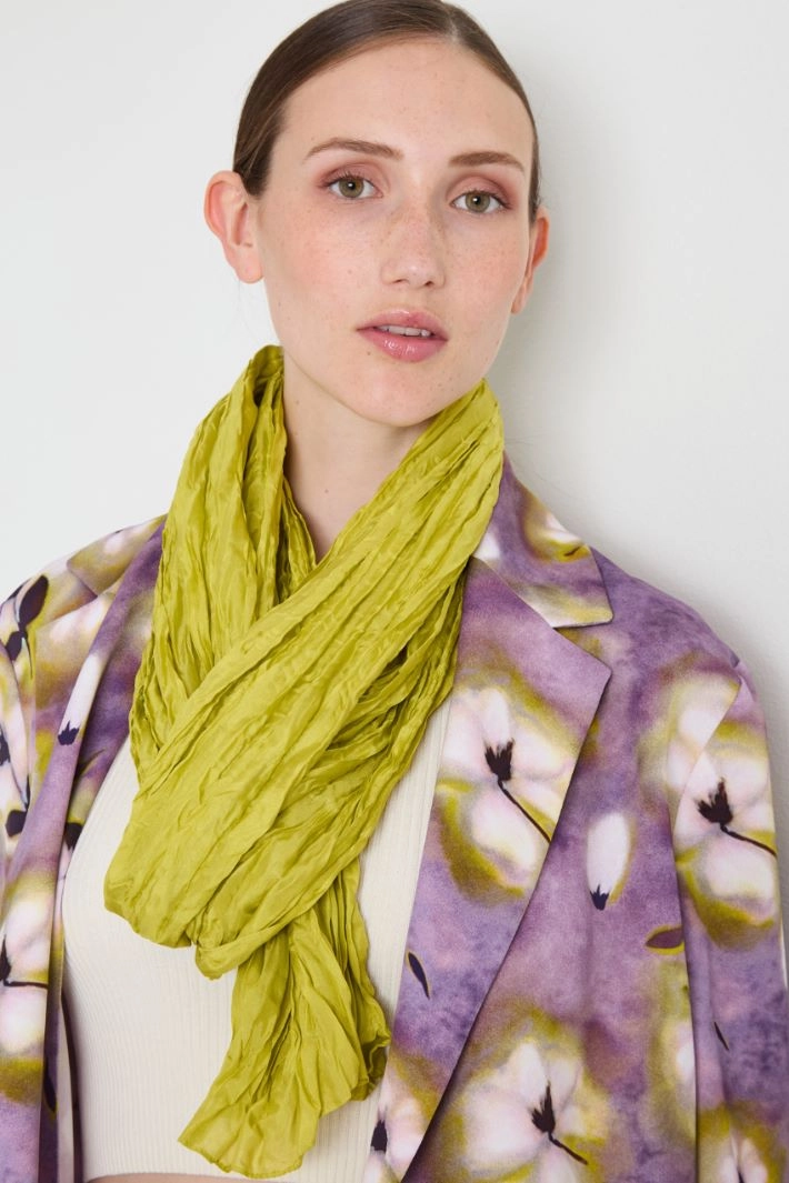 Silk stole - LIME