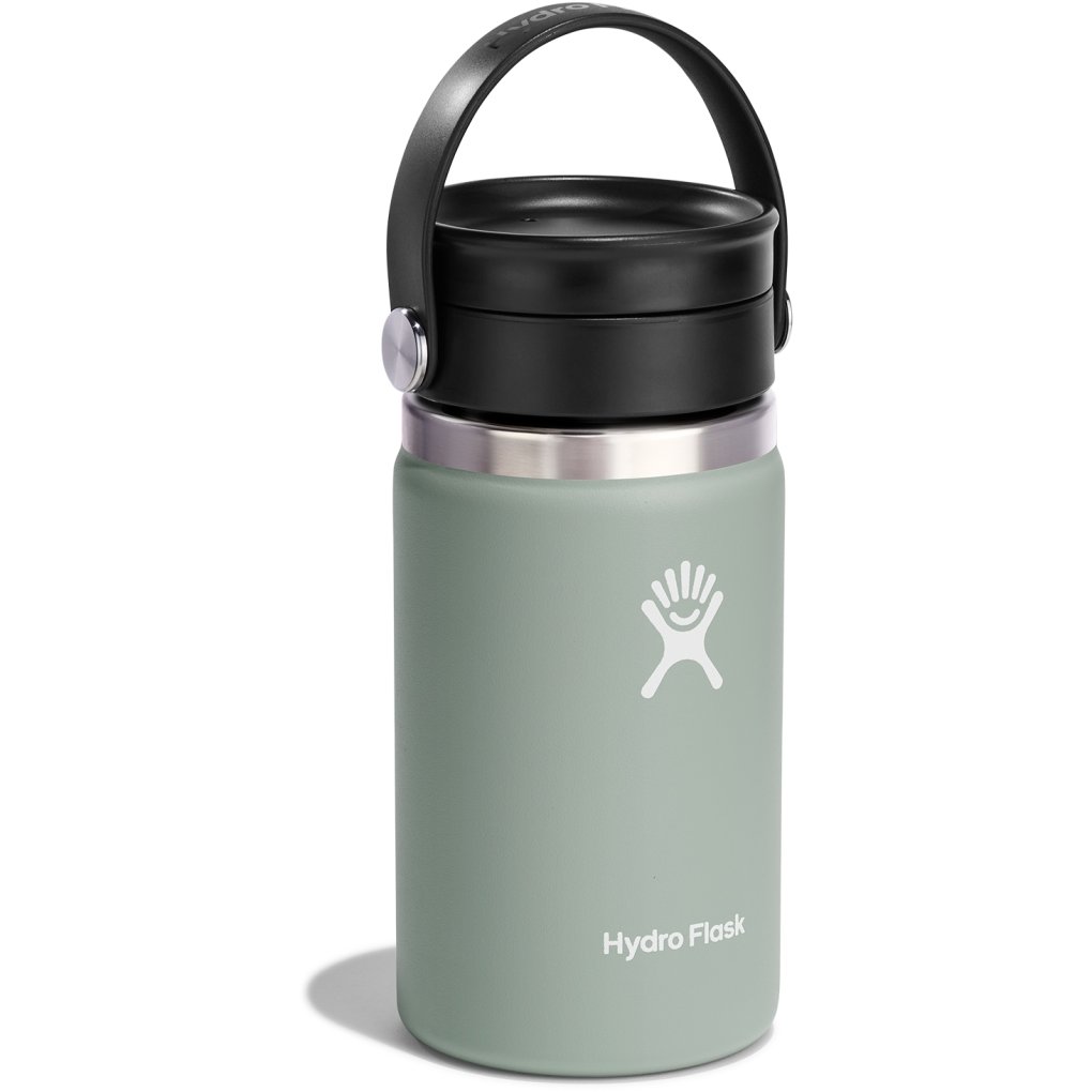 Hydro Flask 12 oz Wide Mouth Coffee Flask + Flex Sip Lid - 354 ml - Agave