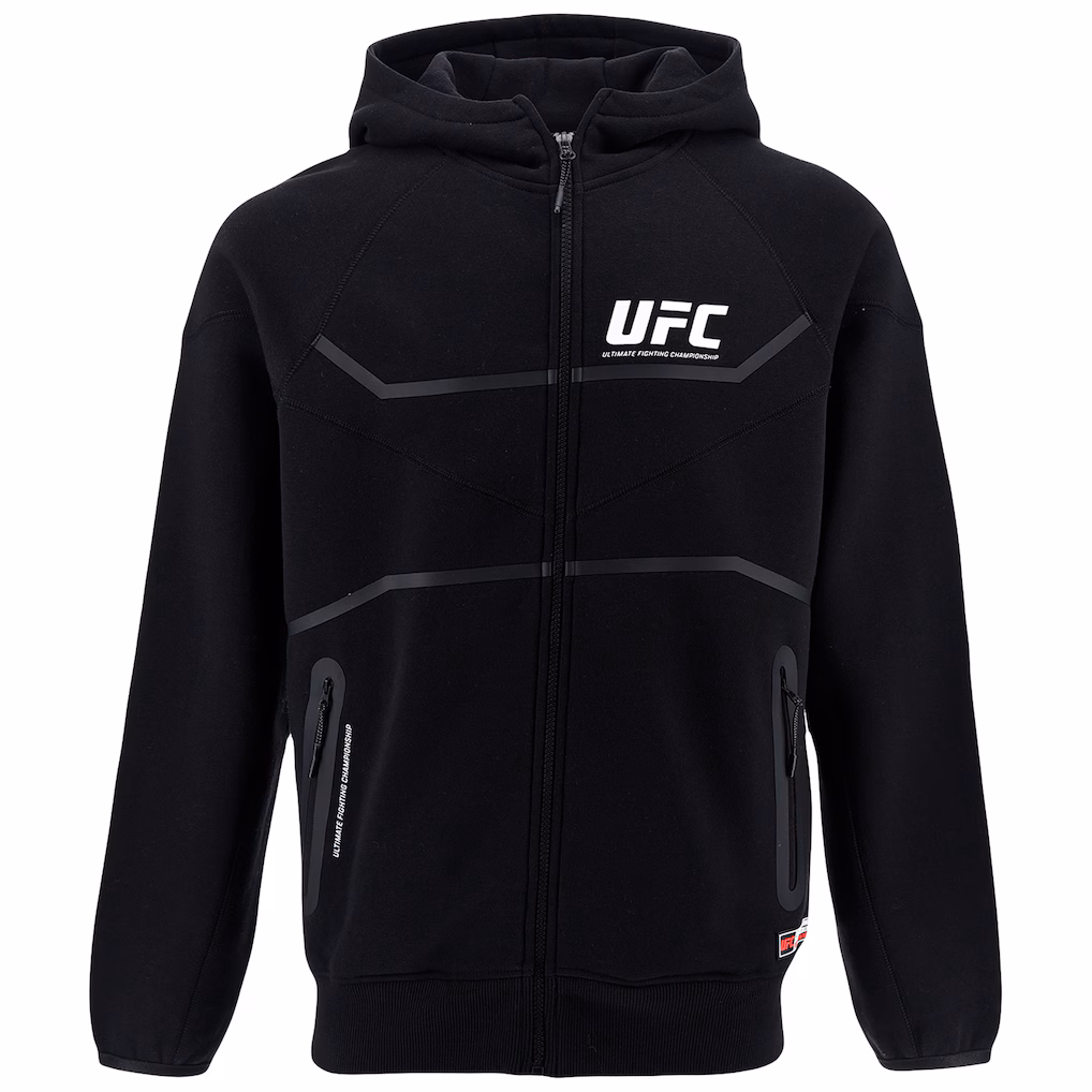 UFC Technical Full Zip Hoodie - Black - Mens