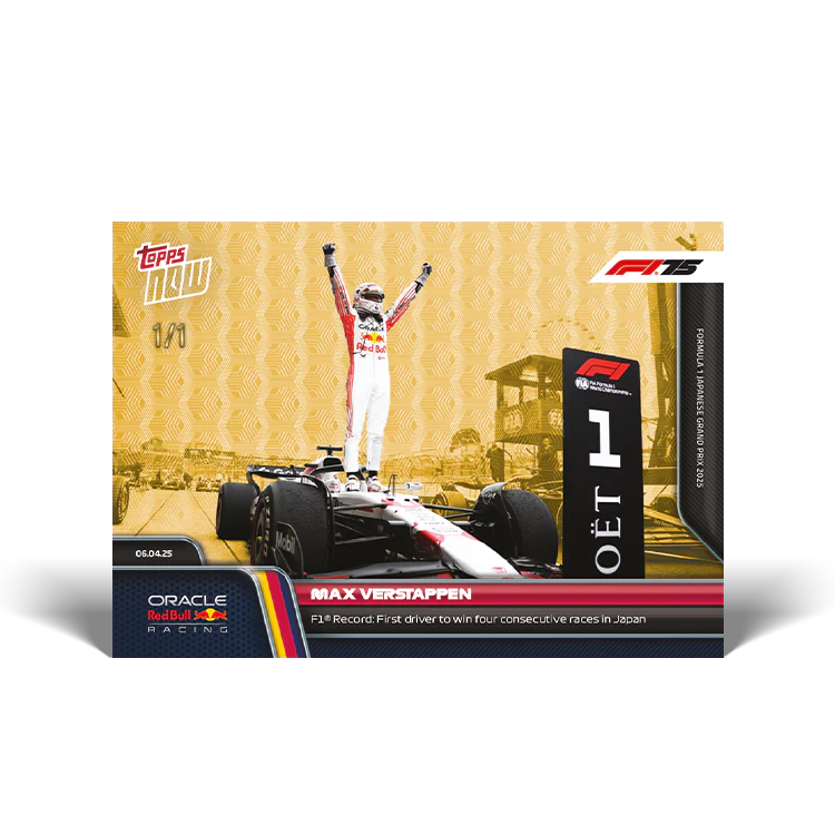 Max Verstappen - 2025 Formula 1® Topps NOW® Card 25
