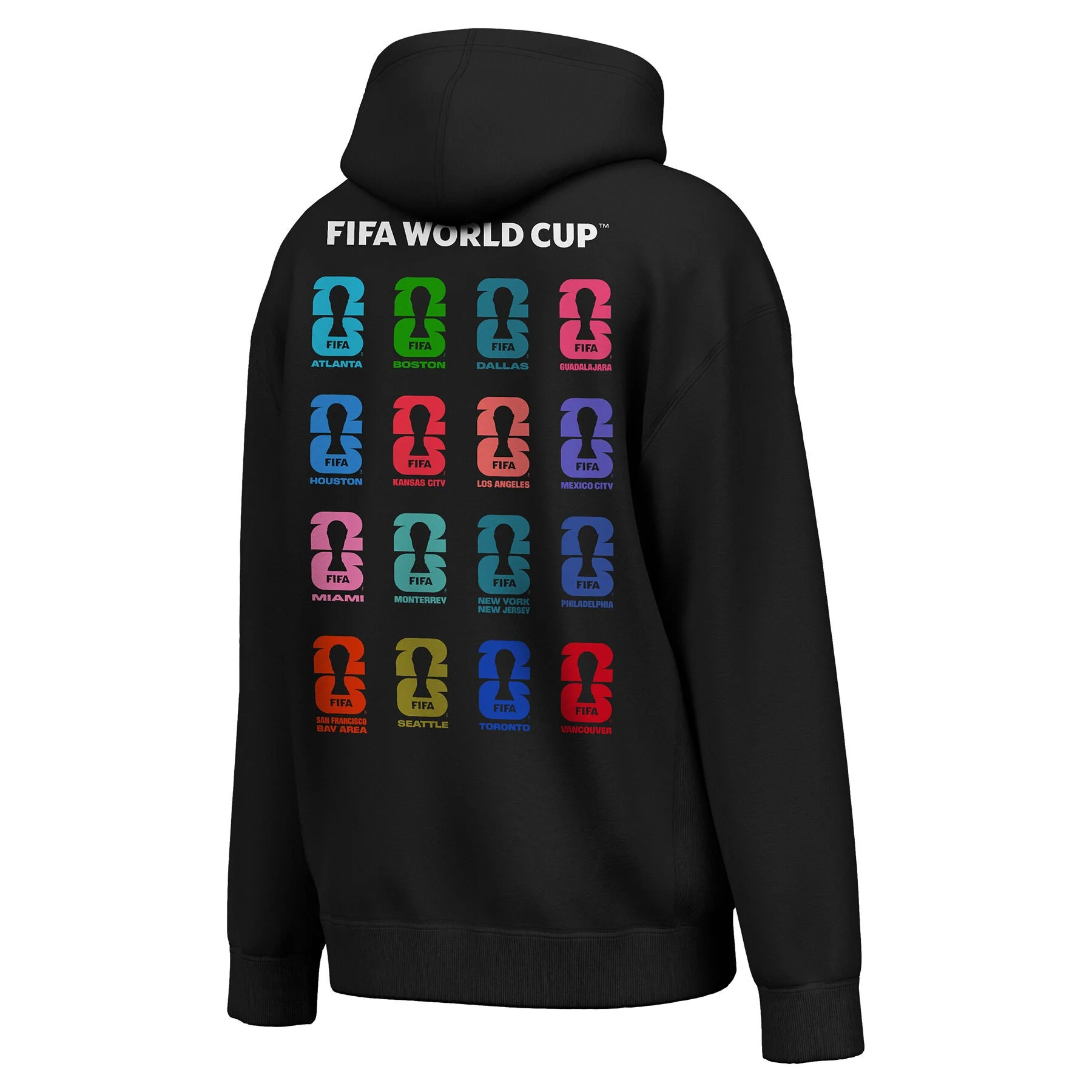 2026 Soccer Fan Collection Host City Emblems Hoodie - Unisex