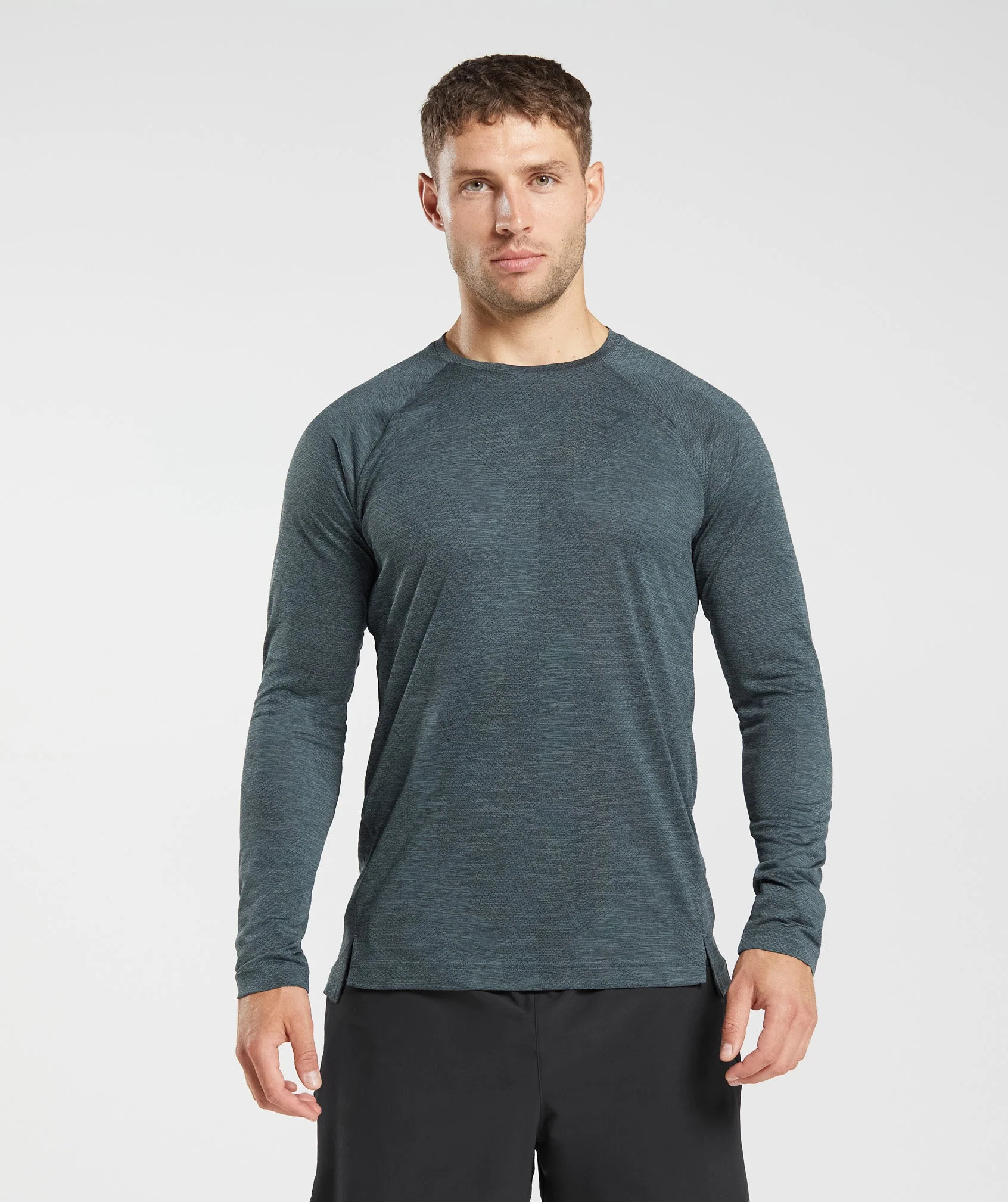 Apex Long Sleeve T-Shirt Smokey Teal/Darkest Teal
