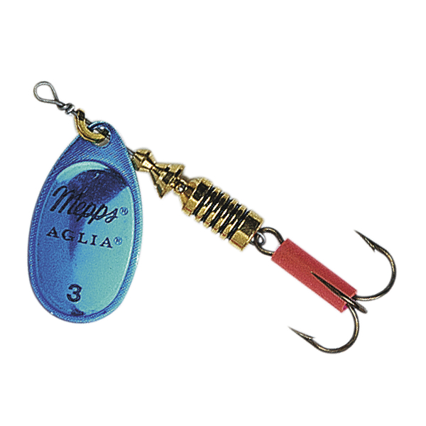 Mepps Spinner Aglia Platinum (blue)
