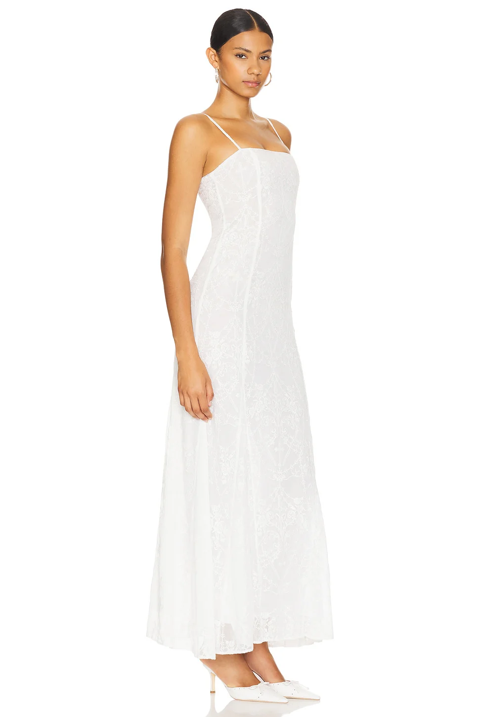 Caesarea Embroidered Maxi Dress
