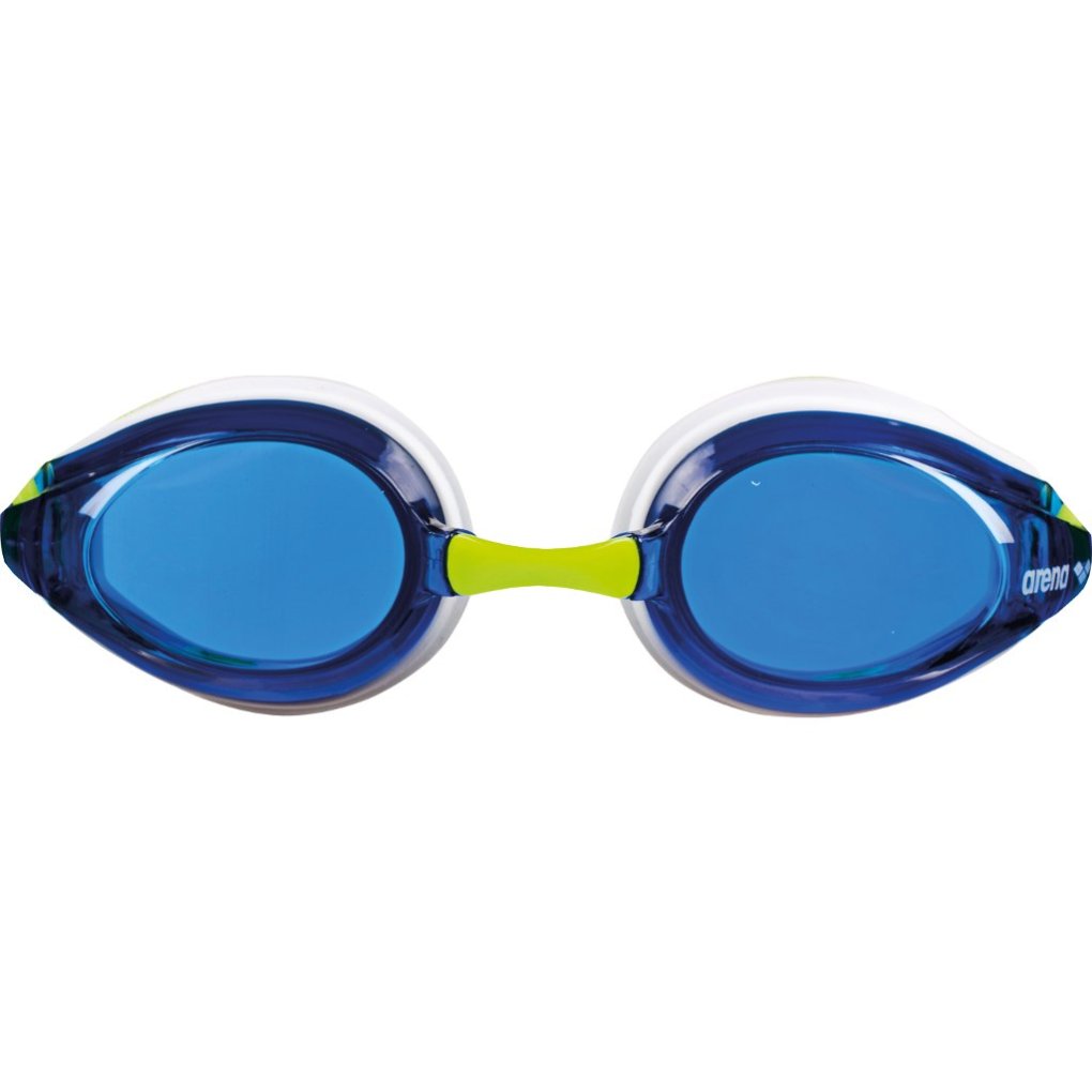 arena Tracks JR Swimming Goggle Kids - Blue/White/Fluo Yellow