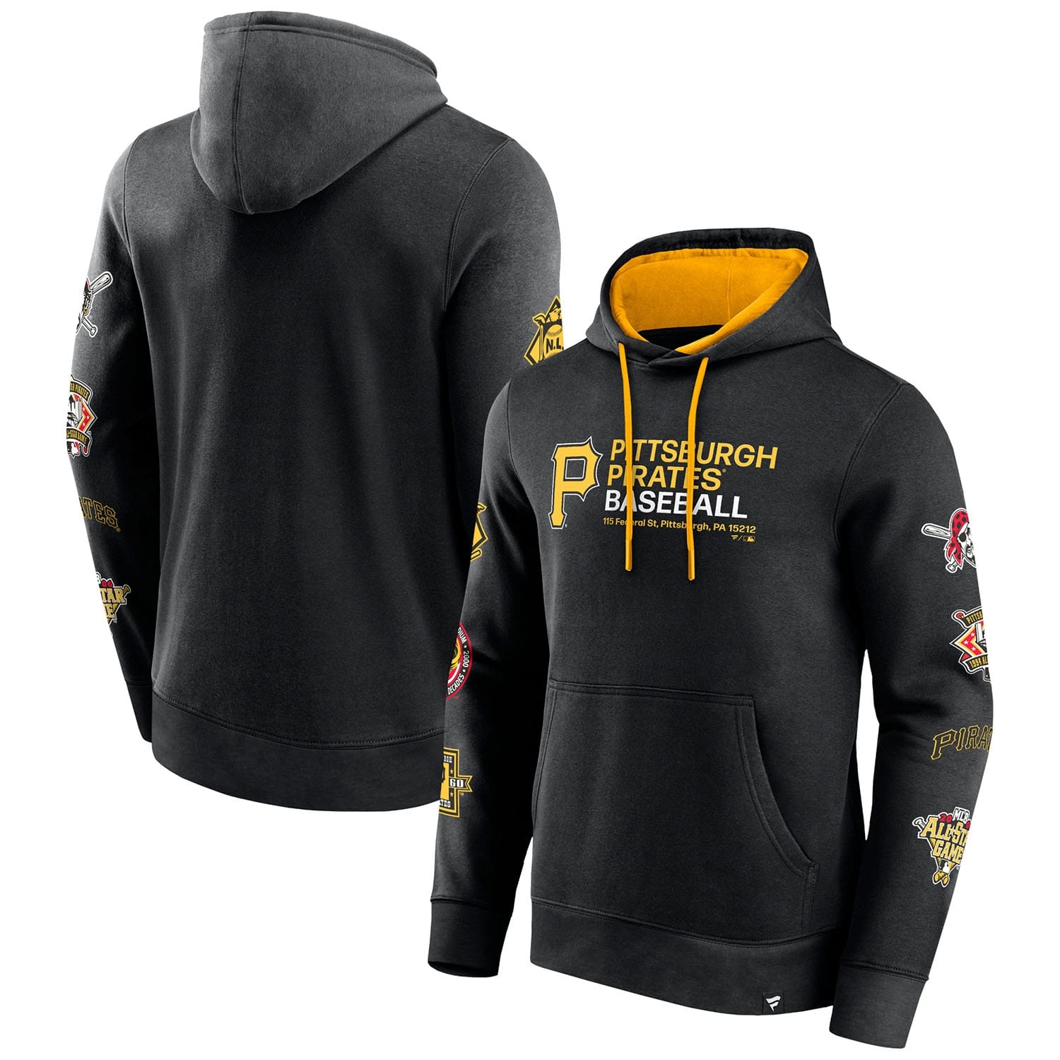 Pittsburgh Pirates Extra Innings MLB Hoodie Black