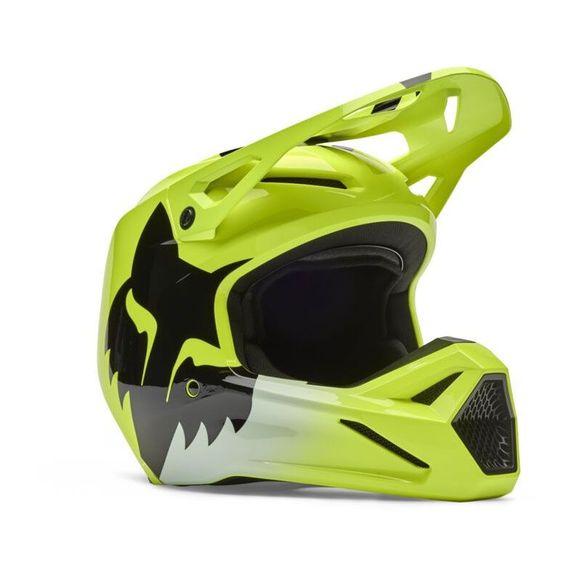 Casque cross Fox V1 - SHIELD - ENFANT - Jaune / NoirRef : FX6258
