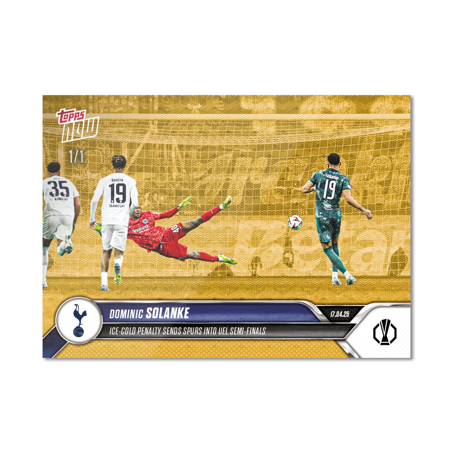 Dominic Solanke - 2024-25 UEL Topps NOW® Card 28