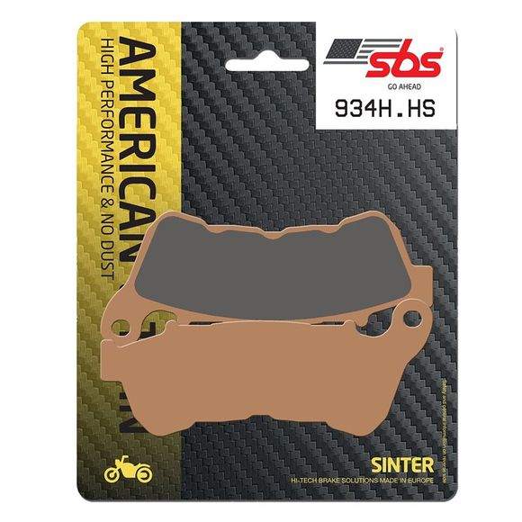 SBS 934H.HS Sinter Sintered Metal Front brake padsRef: 934H.HS / 934070