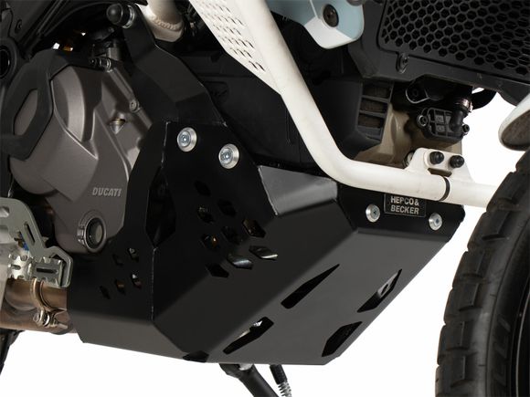 Hepco & Becker aluminum engine guard - blackDUCATI 937 DESERT X - 2022 - 2025Ref: Hbe02509A / 8107638 00 01