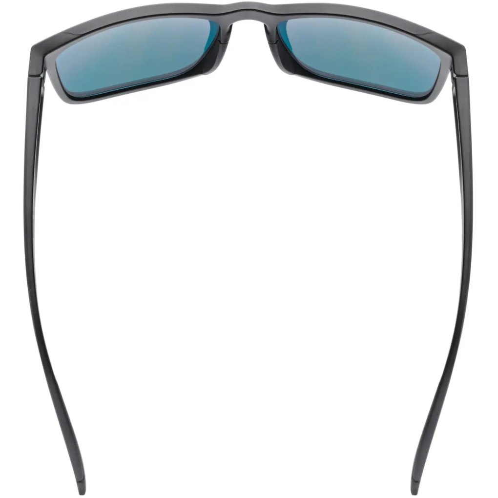 Uvex poise Sunglasses - black matt/mirror red