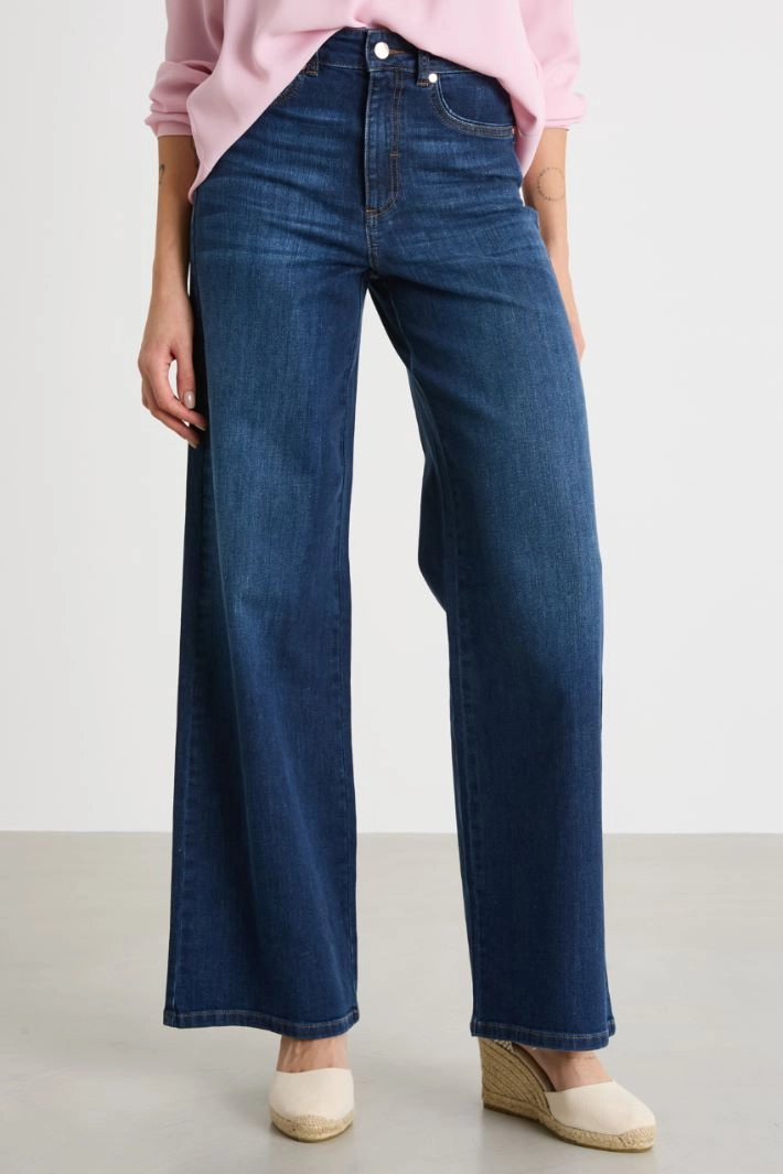 Wide-leg jeans - BLUE
