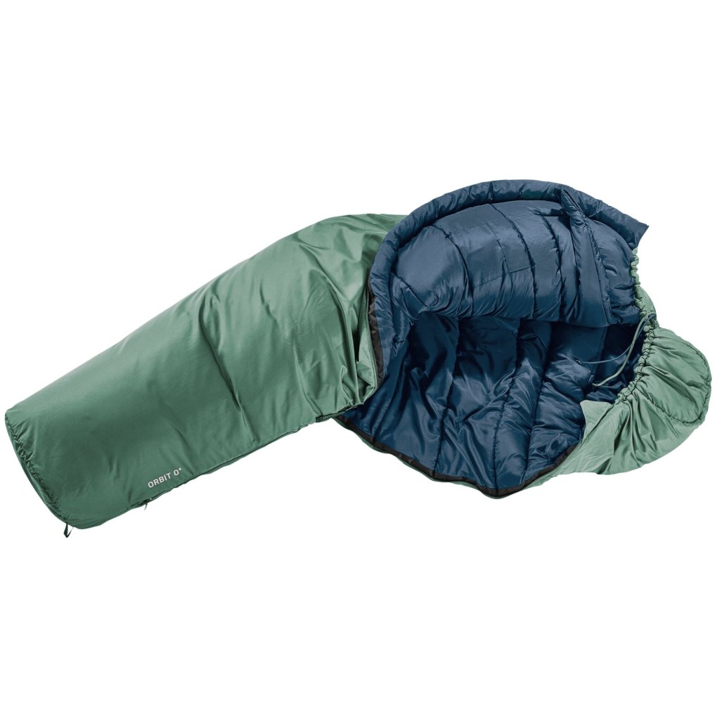 Deuter Orbit 0° Sleeping Bag - zip left - ivy-ink