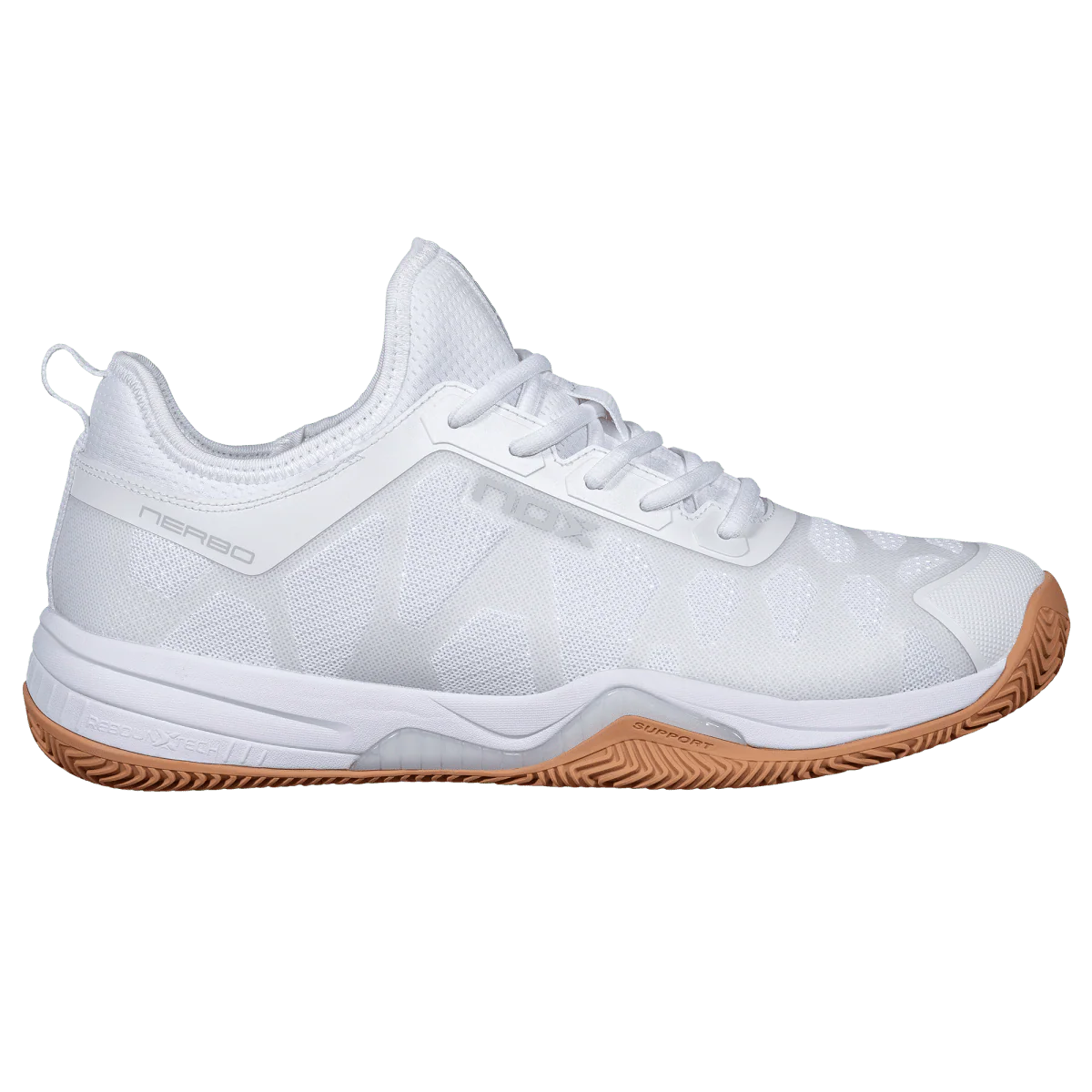 NERBO White/Caramel Sole Padel Shoes