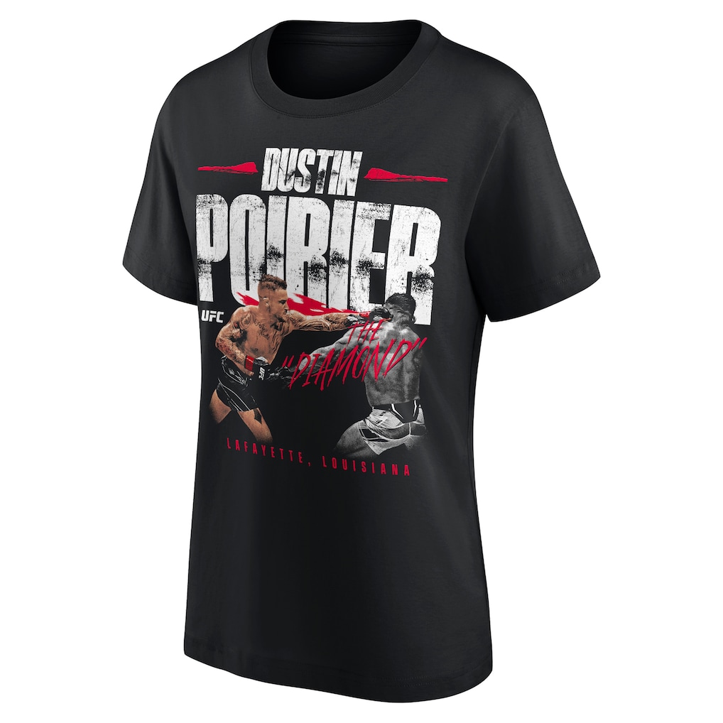 UFC Dustin Poirier Strike T-Shirt - Black - Womens