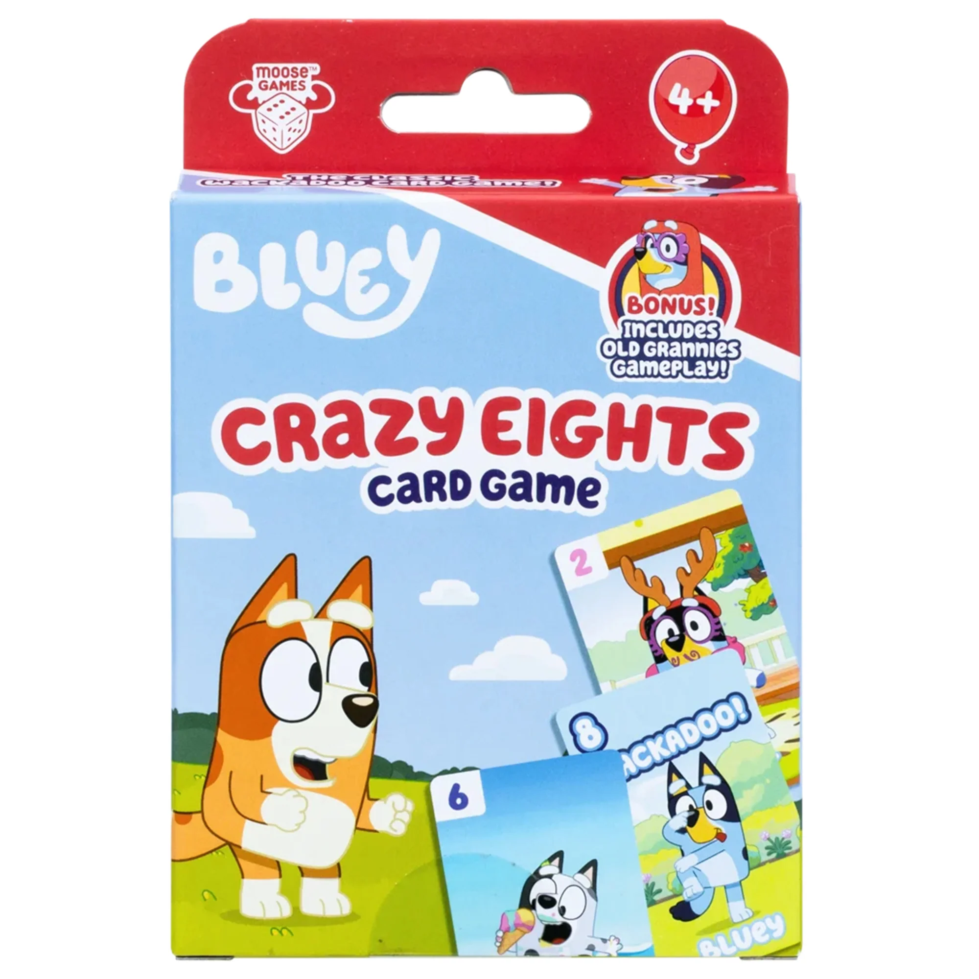 Bluey - Crazy Eights Card Game