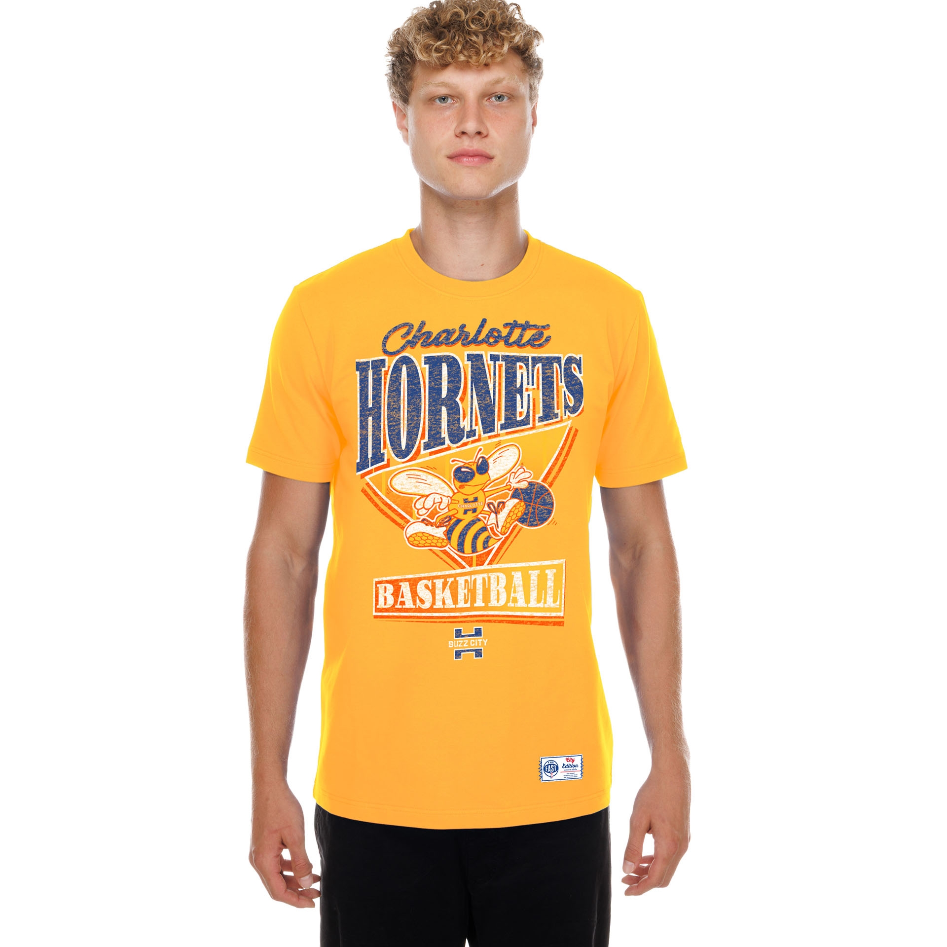 Charlotte Hornets 2025-26 City Edition NBA T-Shirt Yellow