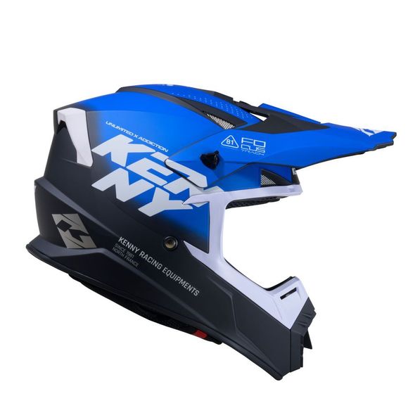 Casque cross Kenny TRACK GRAPHIC 2025 - BleuRef : KE2750