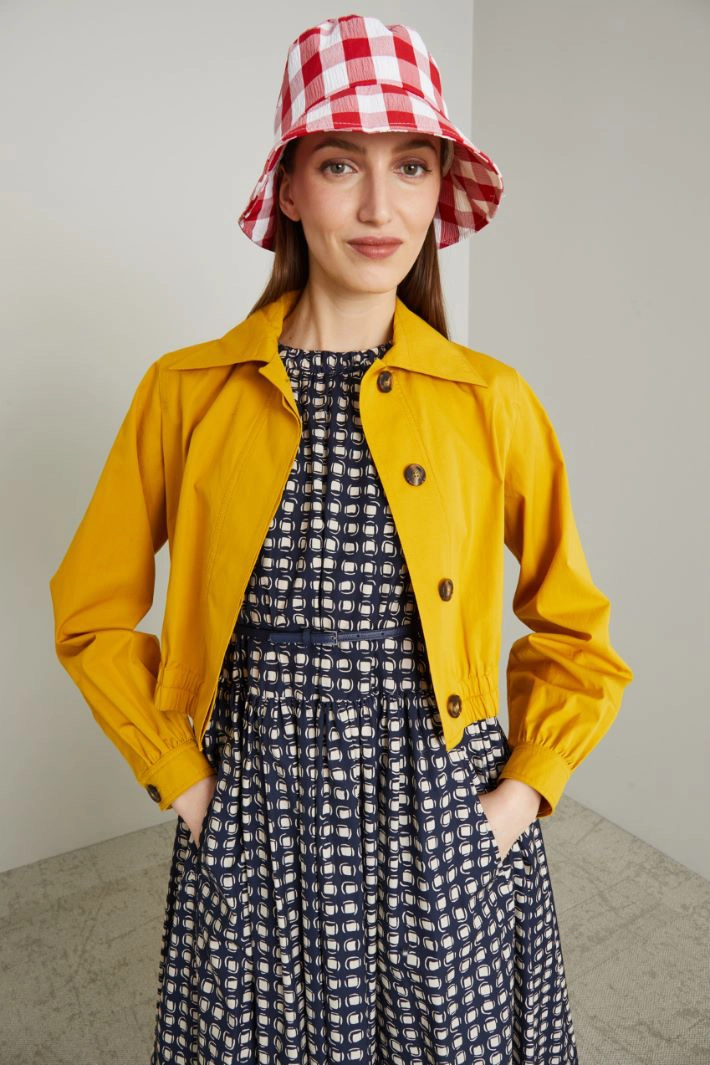 Vichy fisherman hat - RED WHITE