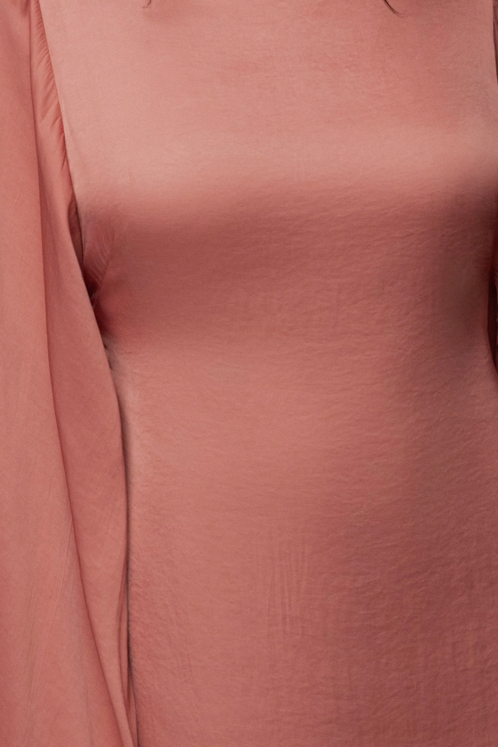 Peach Soft Current Maxi Dress