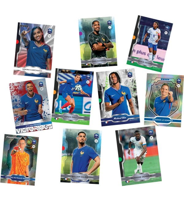 Panini FFF Bleu Collectif 2025 Trading Cards - Box With 18 Boosters