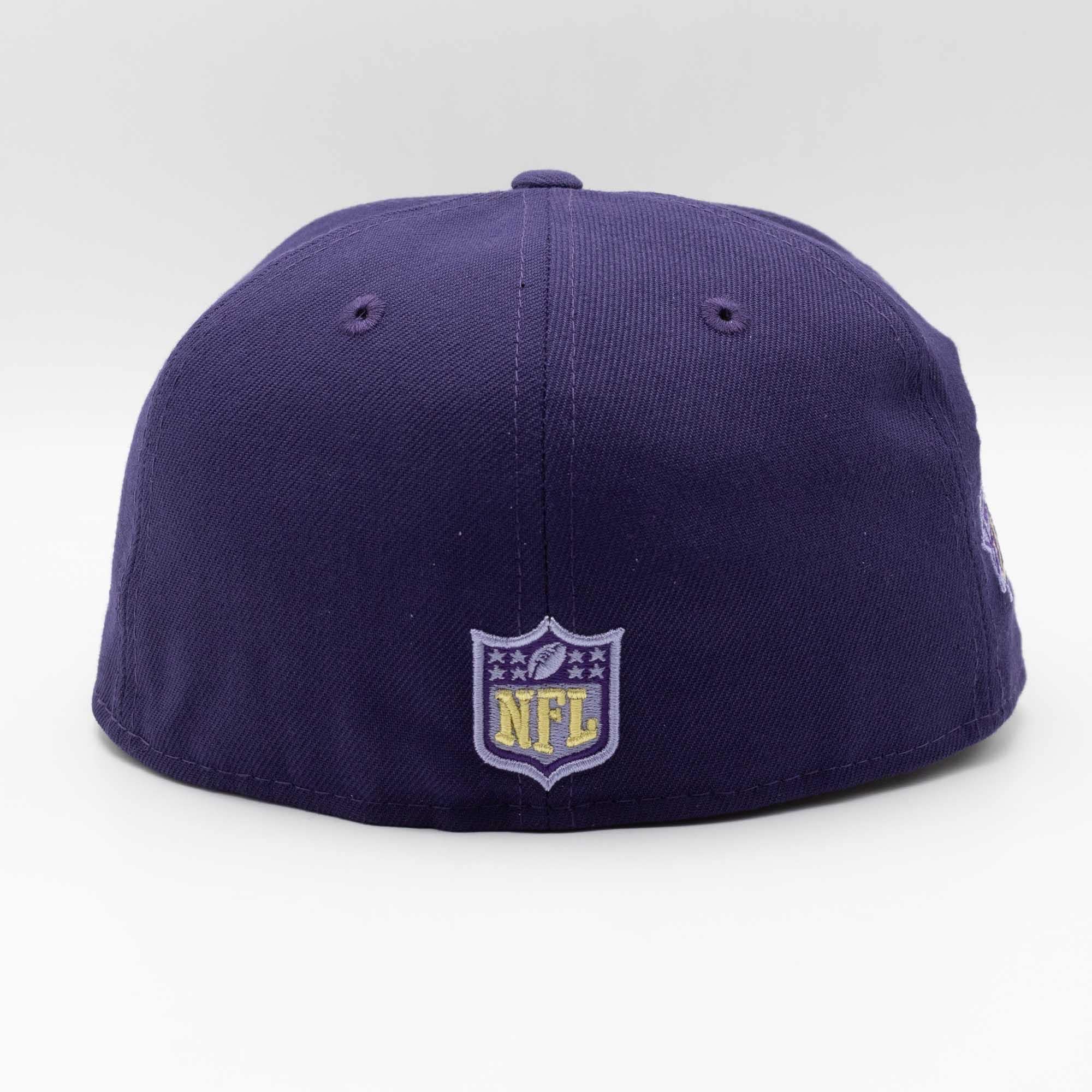 Baltimore Ravens 10th Anniversary New Era 59FIFTY Fitted NFL Cap Purple
