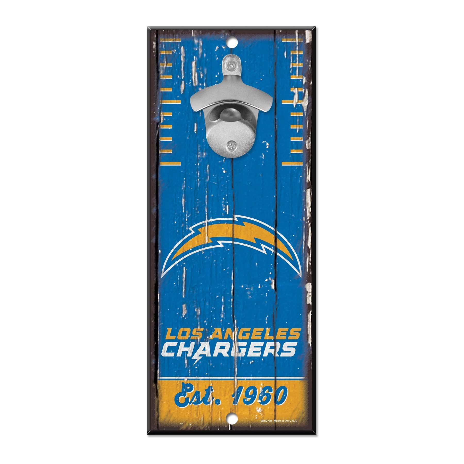 Los Angeles Chargers WinCraft NFL Bottle Opener Sign