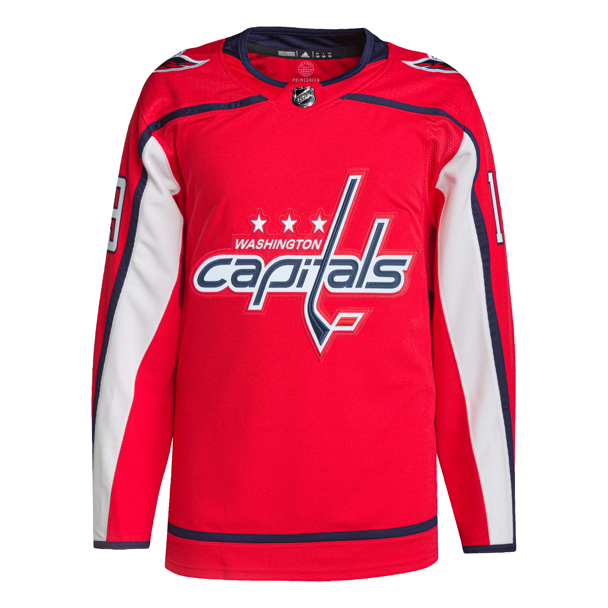 Nicklas Backstrom #19 Washington Capitals adidas Authentic Primegreen NHL Jersey Home Red