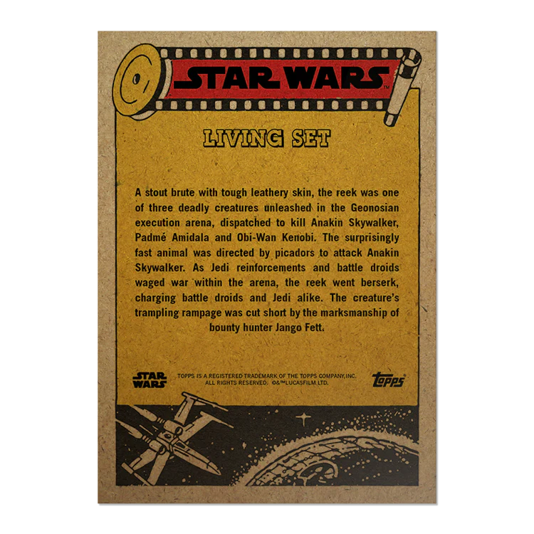 Topps UK - SW Living Set Card #455 - Reek
