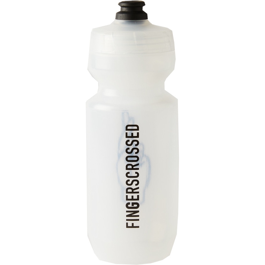 FINGERSCROSSED Bidon Bottle 650ml - Transclear