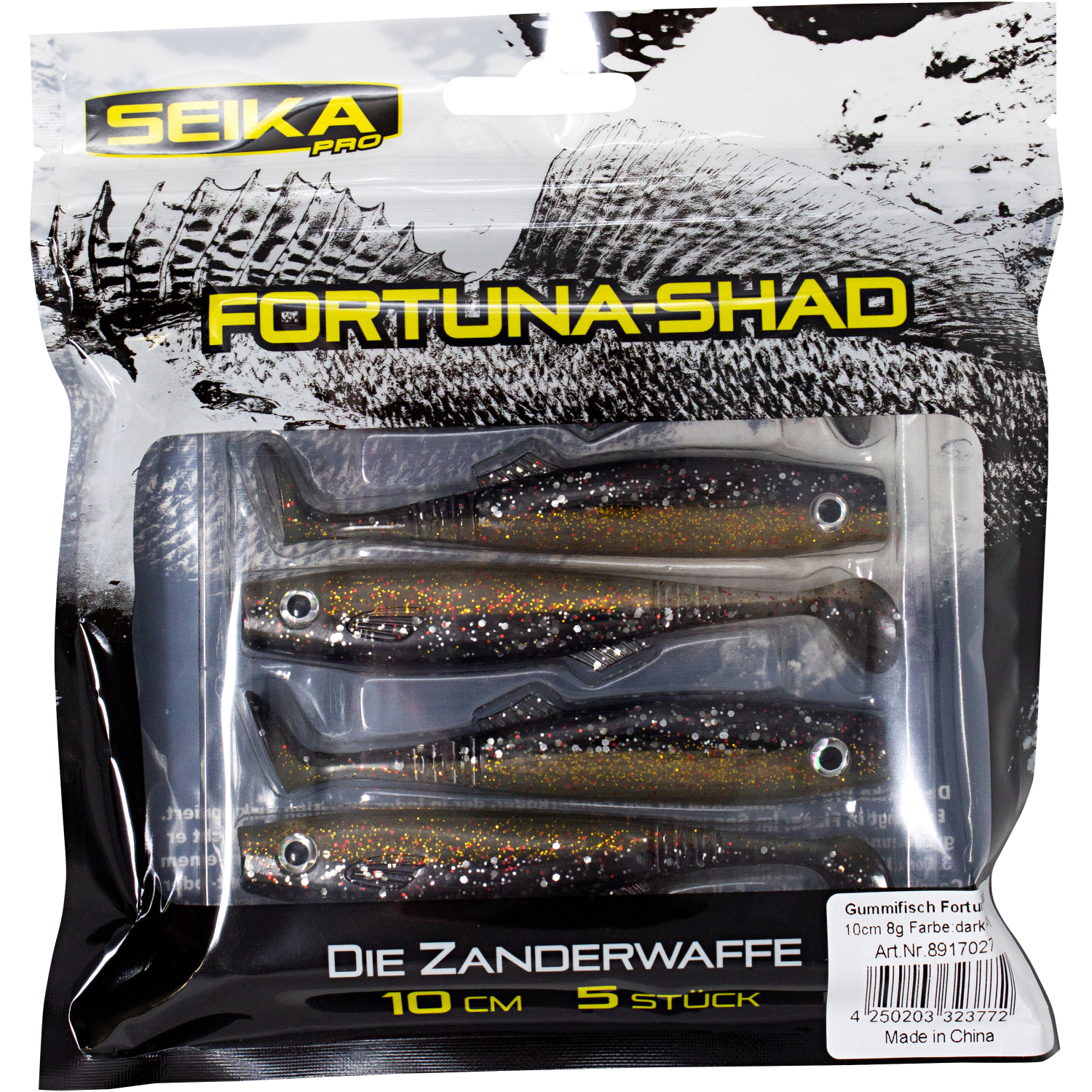 Seika Pro Fortuna Shad (Dark Goby)