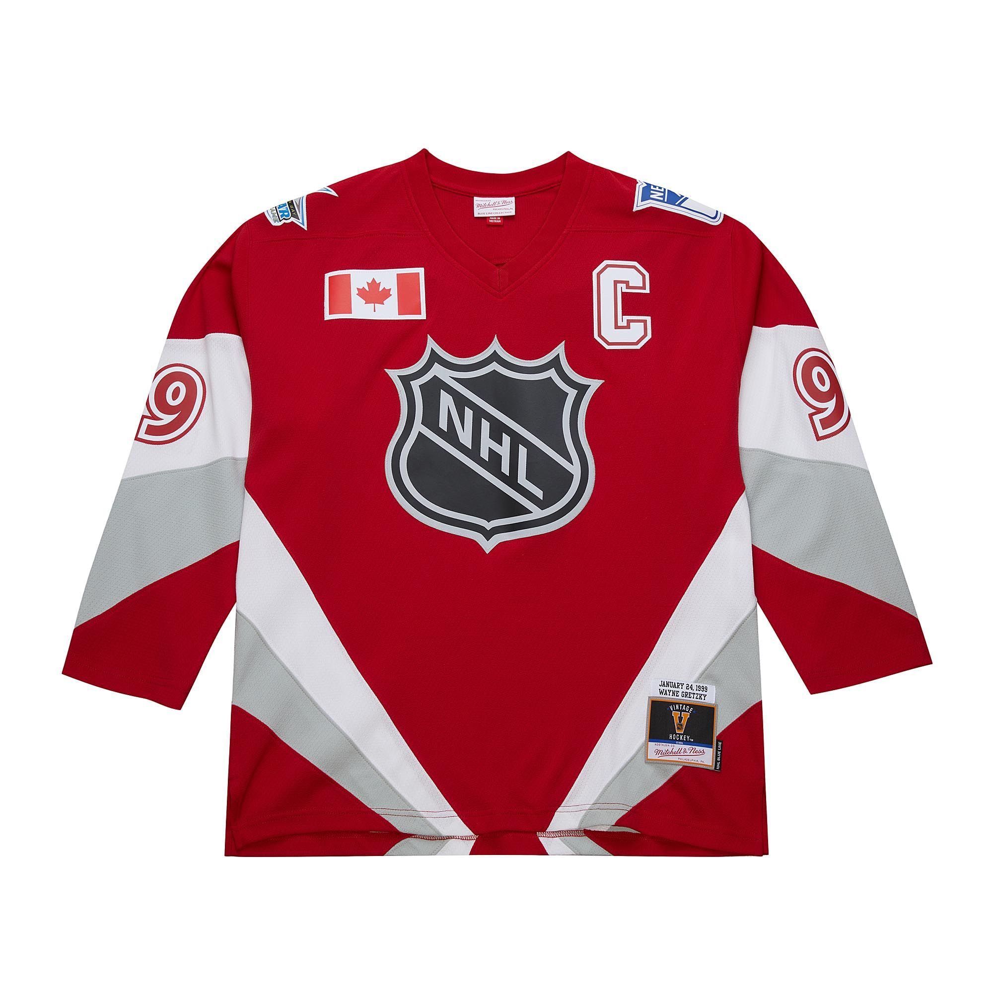 Wayne Gretzky 1999 All-Star Game Mitchell & Ness NHL Jersey Red