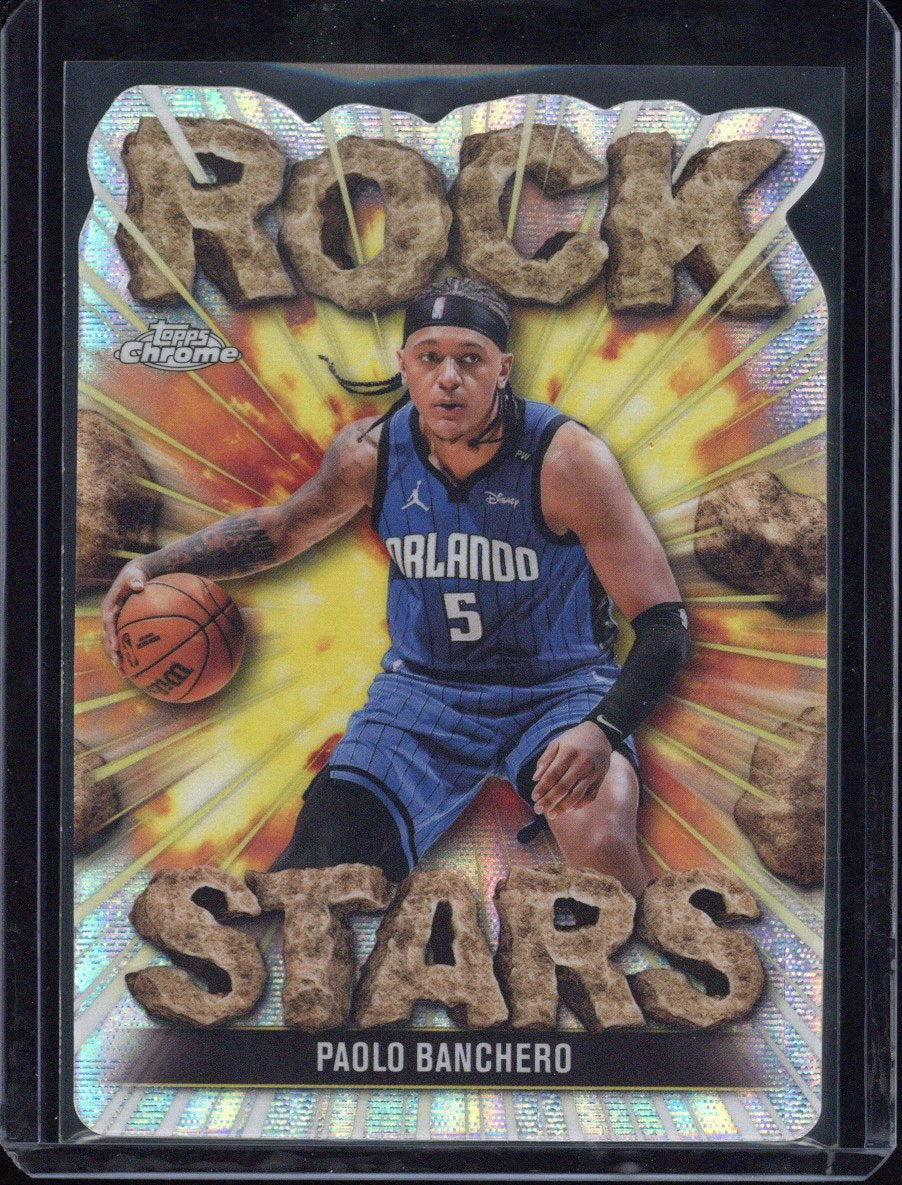 2025 Topps Chrome Paolo Banchero Rock Stars #RS-9