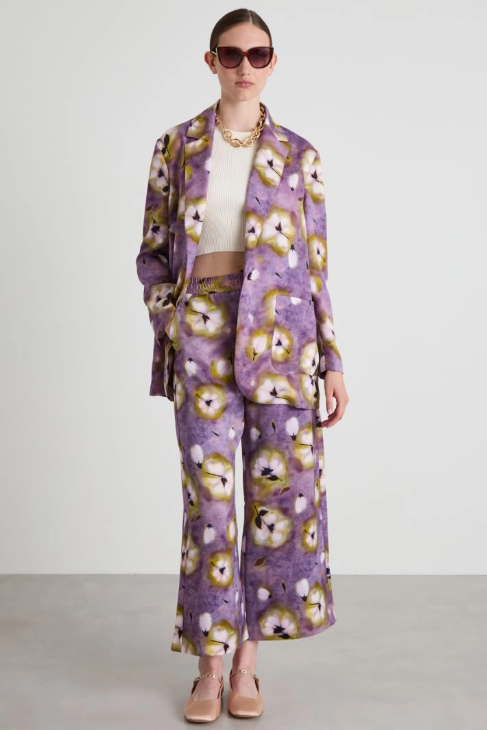 Envers satin blazer - LILAC